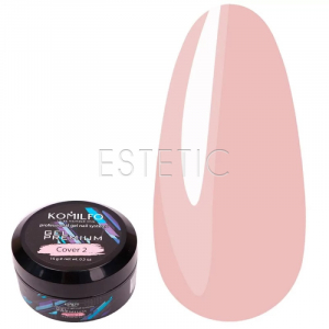 Гель-желе KOMILFO Gel Jelly Cover 2 светло-розовый нюдовый, 15 г