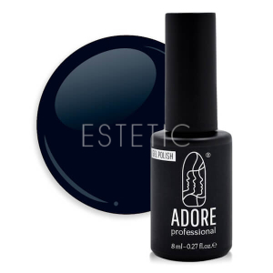 Гель-лак ADORE Gel Polish №499 black navy чорно-синій, 8 мл