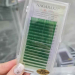 Фото 2 - Ресницы Nagaraku зеленые изгиб С 0,07 MIX 7-15мм, 16 рядов