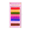 Ресницы Nagaraku разноцветные изгиб С 0,07 MIX 7-15мм, 16 рядов
