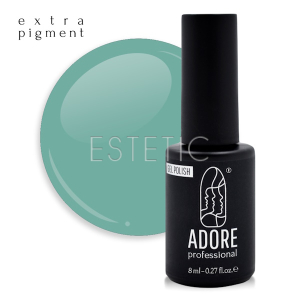 Гель-лак ADORE Gel Polish №504 dewy світлий сіро-зелений, 8 мл
