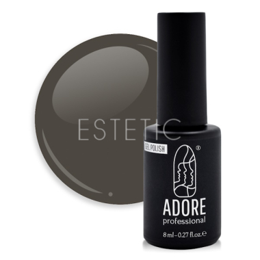 Гель-лак ADORE Gel Polish №507 basalt димчасто-сірий теплий, 8 мл