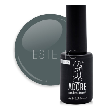 Гель-лак ADORE Gel Polish №509 iron классический серый, 8 мл