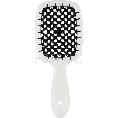 Щетка для волос Janeke Superbrush Small мины белая с черным