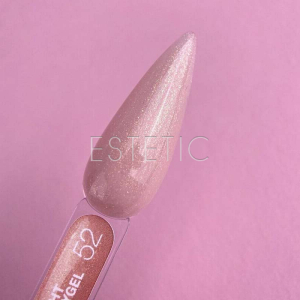 Жидкий Гель LUNA Light Acrygel №52 светло-бежевый с золотистым шимером, 13мл