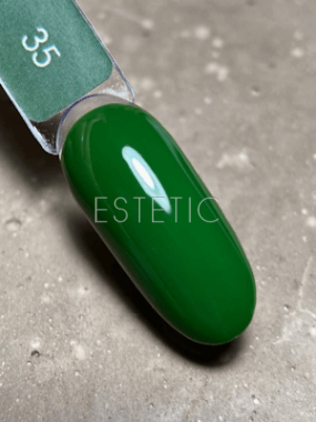 Гель-лак Dark gel polish 35 зелений колір листя, 10 мл