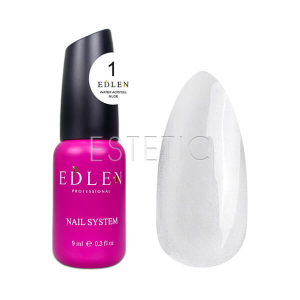 Жидкий гель EDLEN Water Acrygel Nude №01 прозрачный, 9 мл