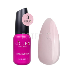 Жидкий гель EDLEN Water Acrygel Nude №03 пудровый розовый, 9 мл