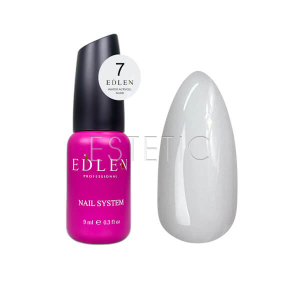 Жидкий гель EDLEN Water Acrygel Nude №07 молочно-белый, 9 мл