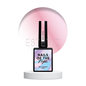 Топ перлинний NAILSOFTHENIGHT Top Shell 03 з рожевою втиркою без липкого шару, 10 мл