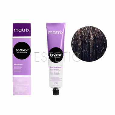 Краска для волос MATRIX SoColor Pre-Bonded Extra Coverage 504N, 90мл