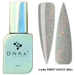 База DNKa Cover Base №0097 Disco Ball срібний світловідбивний з рожевою поталлю,12 мл