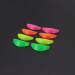 Фото 2 - Силиконовые валики для ламинирования ресниц ELAN разноцветные, набор 4 пары, 8 шт