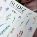 Фото 2 - Слайдеры для ногтей SLIDIZ 076 на водной основе, цветы орхидеи, ирисы