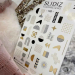Фото 1 - Слайдеры для ногтей SLIDIZ 108 на водной основе фольгированные, золото, геометрия, линии