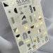 Фото 3 - Cлайдери для нігтів SLIDIZ 108 на водній основі фольговані, золото, геометрія, лінії