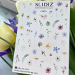 Слайдеры для ногтей SLIDIZ 140 на водной основе, цветы flowers