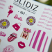 Фото 2 - Cлайдери для нігтів на водній основі SLIDIZ 167, барбі Barbie