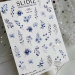 Фото 2 - Слайдеры для ногтей SLIDIZ 175 на водной основе, цветы, веточки