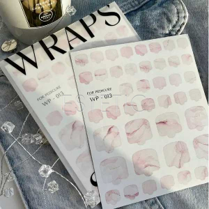 Плівки для педікюру SLIDIZ P-013 рожевий мармур