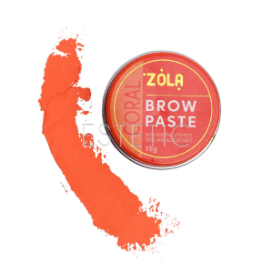 Контурна паста для брів ZOLA Brow Paste, помаранчева, 15 г