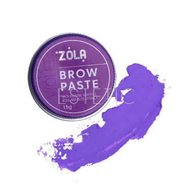 Контурная паста для бровей ZOLA Brow Paste, фиолетовая, 15 г
