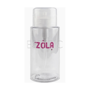 Емкость пластиковая для жидкости с помпой-дозатором ZOLA , объем 180 мл, прозрачная