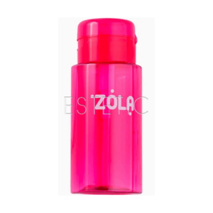 Емкость пластиковая для жидкости с помпой-дозатором ZOLA, объем 180 мл, розовая