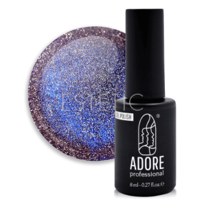 Гель-лак ADORE Gel Polish cat's eye Z-05 світловідбивний синьо-фіолетовий, 8 мл
