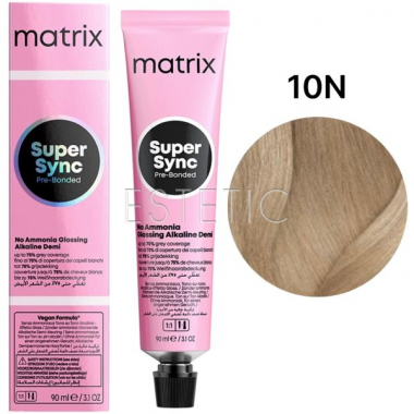 Краска для волос без аммиака MATRIX SoColor Super Sync 10N, 90 мл