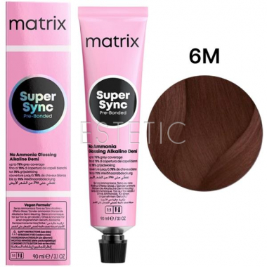 Крем-краска без аммиака MATRIX SoColor Super Sync 6M, 90 мл