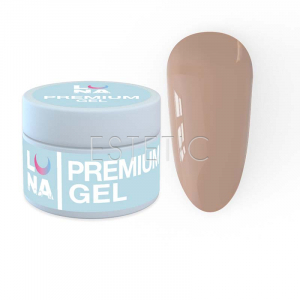Гель LUNA Premium Gel 10 для наращивания светлый бледный беж, 30 мл