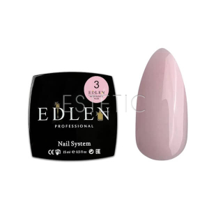 Жидкий гель EDLEN Water Acrygel Nude №03 пудровый розовый, 15 мл