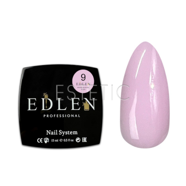 Рідкий гель EDLEN Water Acrygel Nude №09 пастельний ніжно-рожевий, 15 мл