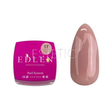 Жидкий гель EDLEN Water Acrygel Nude №17 лиловый беж, 15 мл