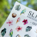 Фото 3 - Cлайдери для нігтів SLIDIZ 150 на водній основі, тропічні квіти, листя, птахи