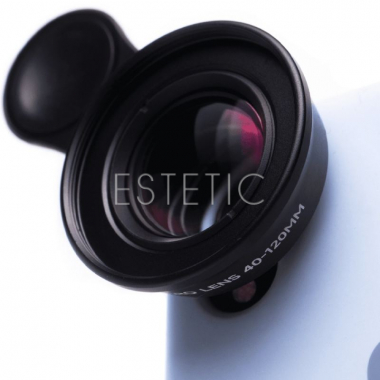 Макро лінза для телефону Dark Phone Lens з фокусною відстанню 40-120 мм