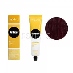 Крем-фарба для волосся MATRIX SoColor Pre-Bonded  5RR+ світлий шатен глибокий червоний, 90 мл