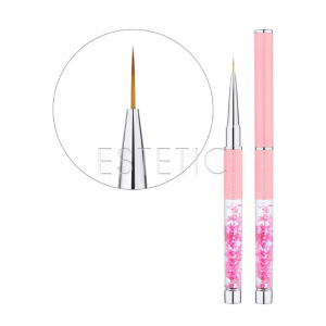 Кисточка для ногтей Formula profi 022 лайнер с цветочками, 10мм