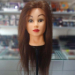 Фото 2 - Голова манекен навчальна, волосся шатен, 65 см