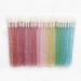 Фото 1 - Макробрашеры-аппликаторы разноцветные с блестками, 50 шт в уп. (поштучно)