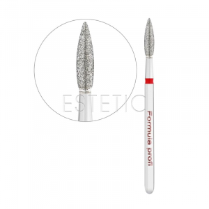 Фреза алмазна Полум`я Гостре Червоне RED 2,3x8 мм Formula profi 104.243.514.023