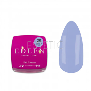 Жидкий гель Edlen Water Acrygel №28 Breeze голубой лазурный холодный, 15 мл