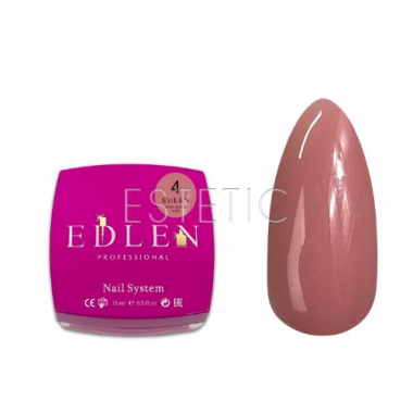 Жидкий гель EDLEN Water Acrygel №04 Nude телесный бежево-розовый,15 мл