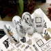 Фото 3 - Слайдер для ногтей RichcoloR FOIL 06 фольгированный, веточки, сердце, текстура, золото