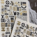 Фото 2 - Слайдер для нігтів RichcoloR FOIL 19 фольгований, логотипи, золото