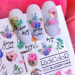 Фото 2 - Слайдер для ногтей RichcoloR FOIL 44 фольгированный цветочный дизайн, кролик, золото