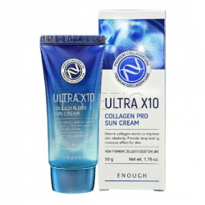Крем солнцезащитный для лица Enough Ultra X10 Collagen Pro Sun Cream SPF 50, 50 мл