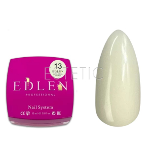 Жидкий гель EDLEN Water Acrygel №13 Colored молочно-ванильный, 15 мл