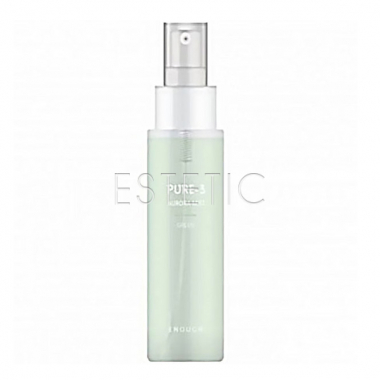 Мост для лица Enough Pure Tree Aurora Mist Green успокаивающий с алоэ и чайным деревом, 80 мл